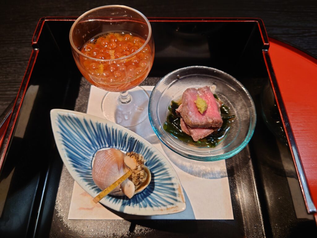 千葉市の日本料理・和か葉のコース料理小鉢