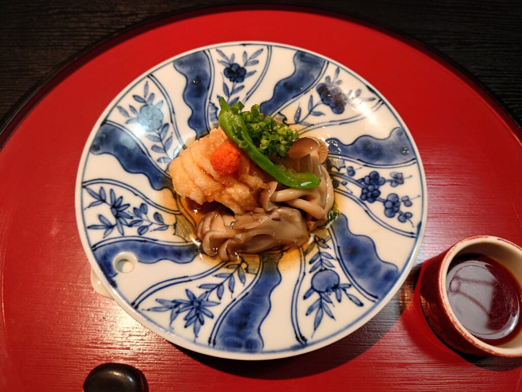 千葉市の日本料理・和か葉のコース料理、あいなめ