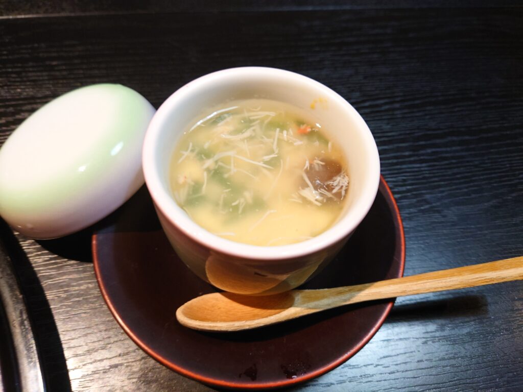 千葉市の日本料理・和か葉のコース料理、茶わん蒸し