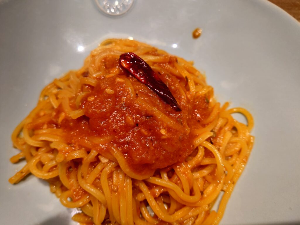 Italian Kitchen VANSAN （バンサン）千葉中央Mio店の悪魔のパスタ１辛