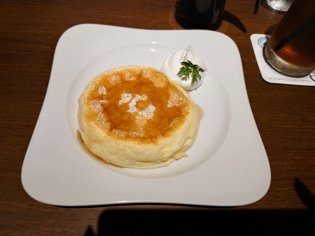 むさしの森珈琲千葉駅前店のリコッタパンケーキ
