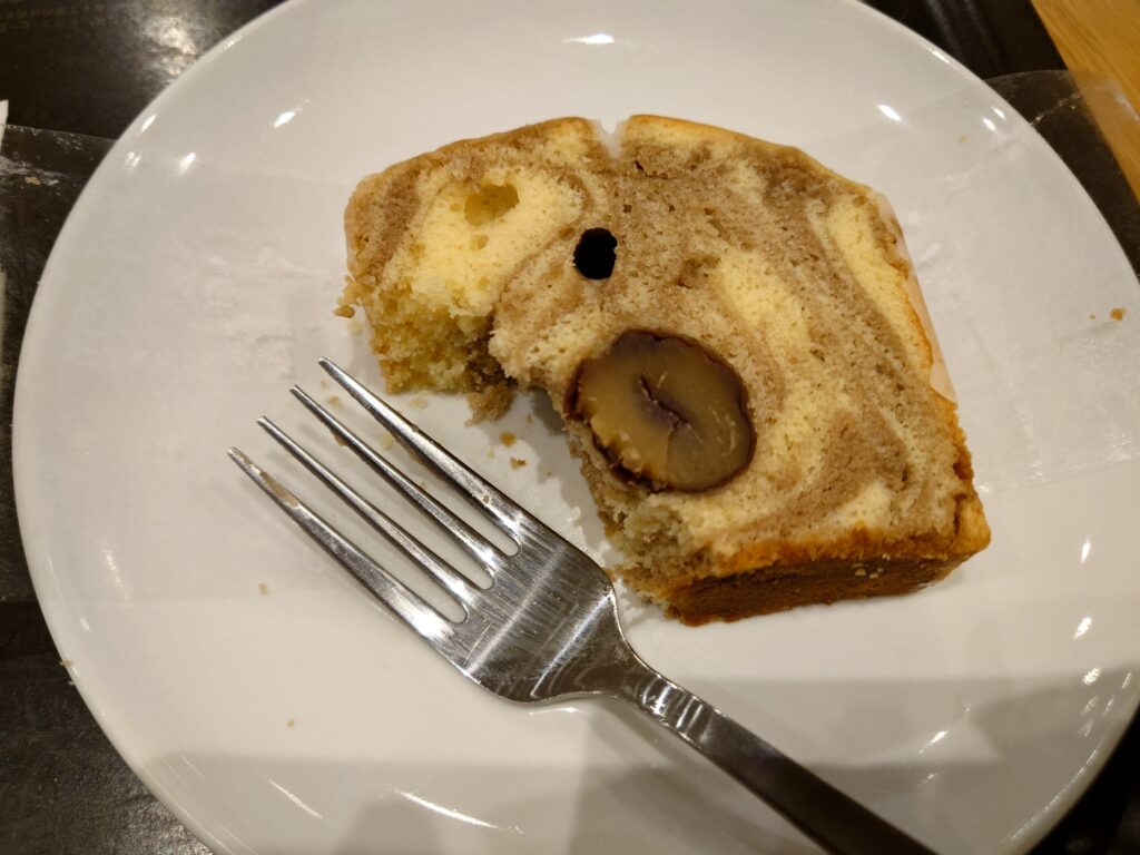 スタバのマロンパウンドケーキ