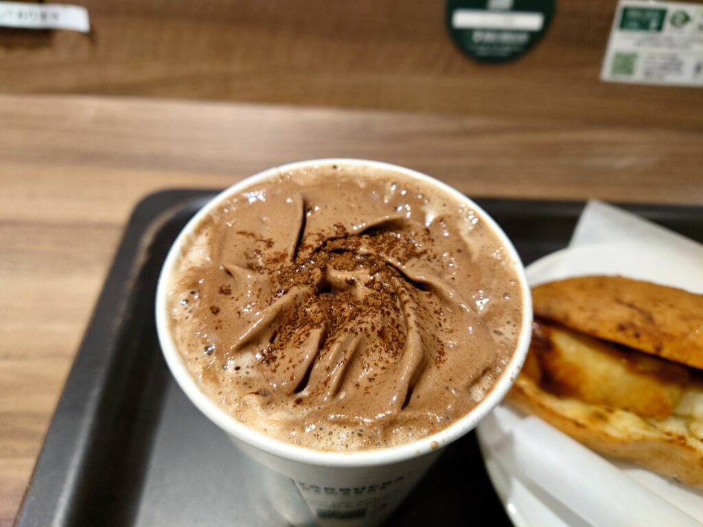 スタバのクラシック ショコラ ラテ